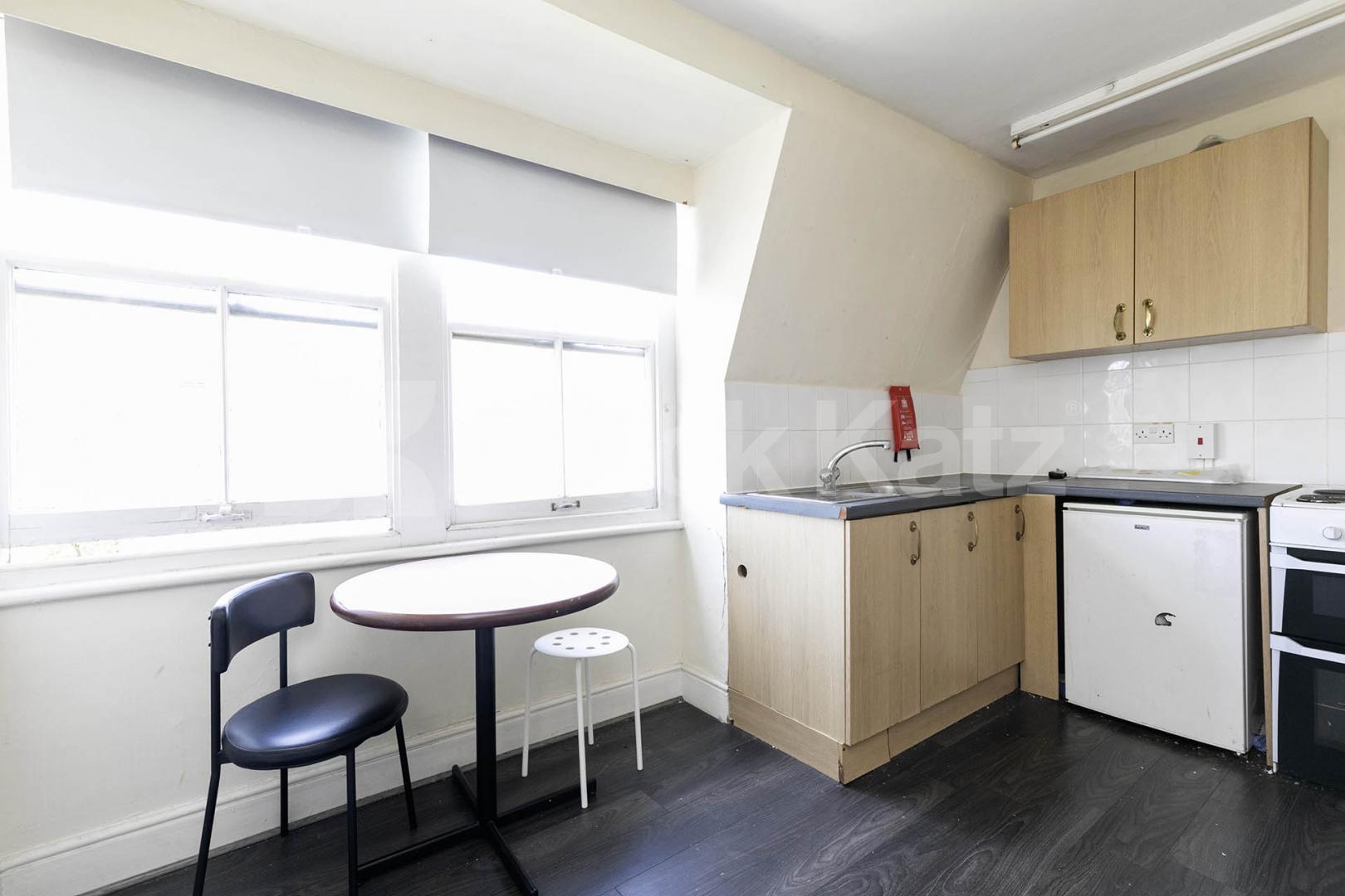 Beautiful bedsit set on the first floor of a period conversion Howitt Road, Belsize Park